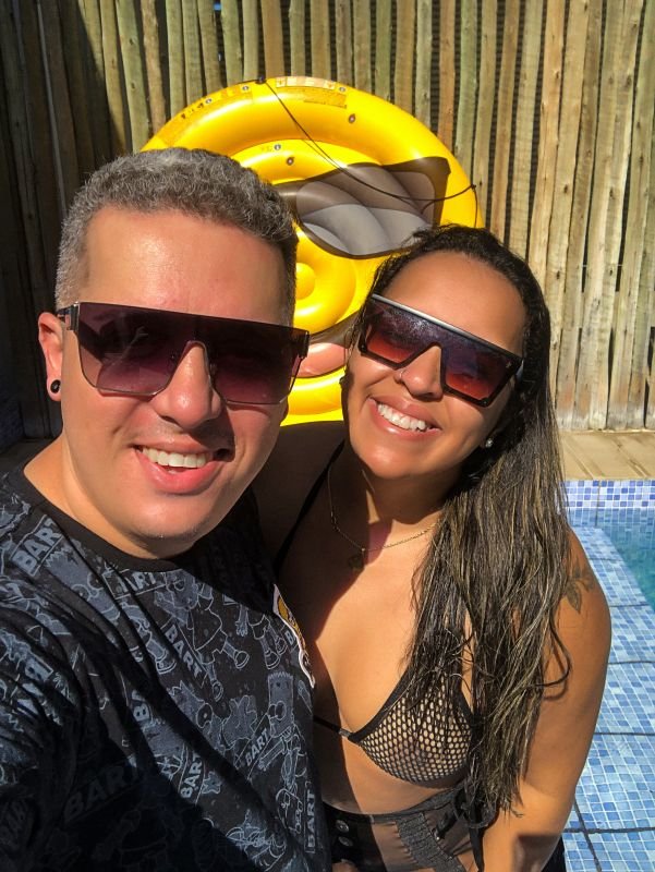 Jana e Alex na Libi Pool