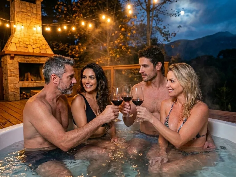 Bodas em Gramado: Banheira, Vinho e Swing