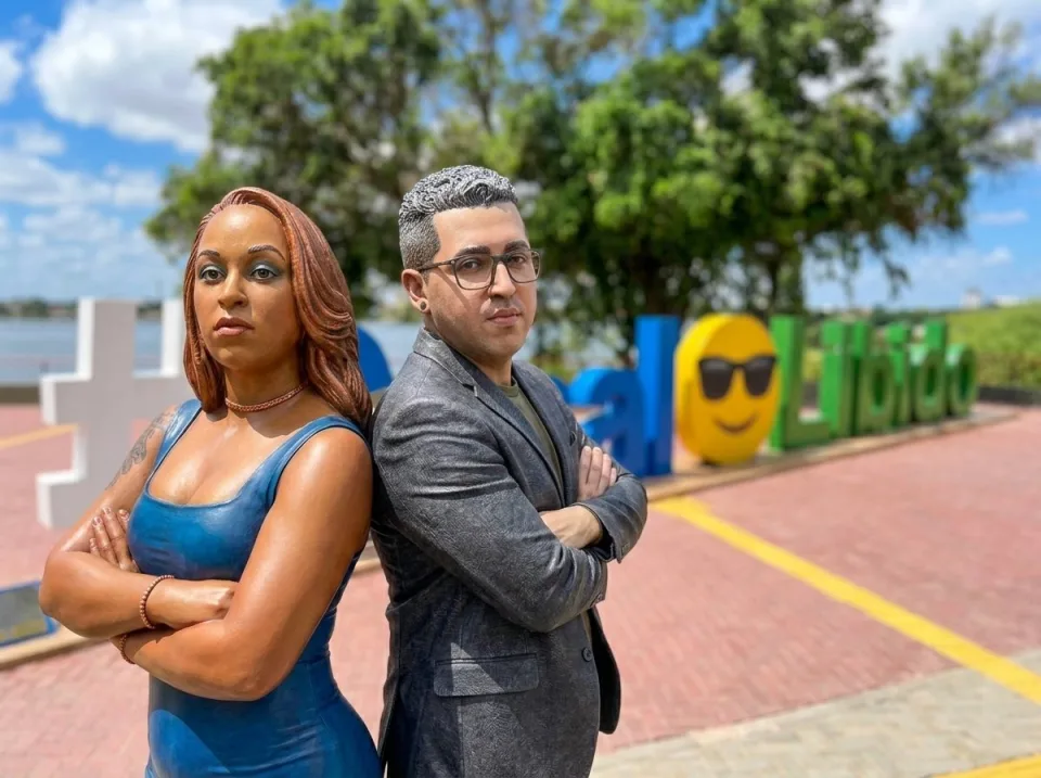 Estátua do Casal Libido como ponto turístico de Petrolina