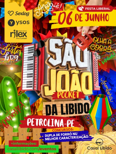 Flyer: São João da Libido 2026