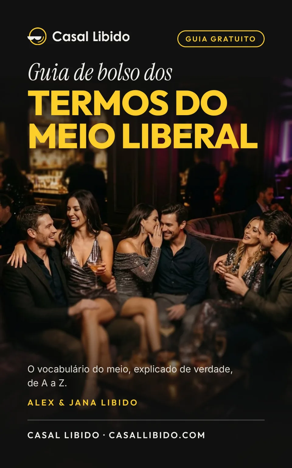 Capa de Guia de bolso dos termos do meio liberal